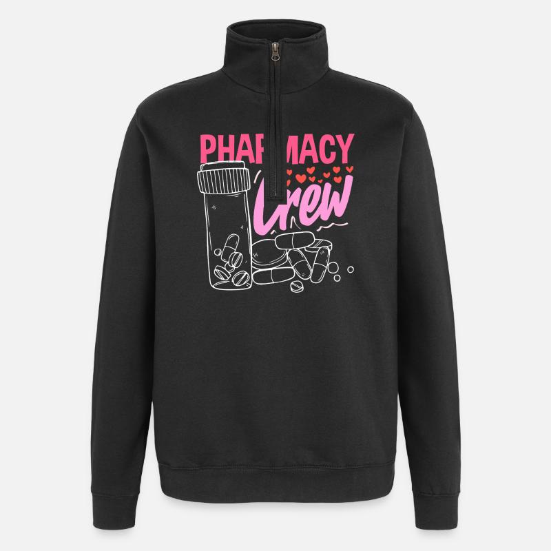 Pharmacien Technicien Pharmaceutique - Sweat à zip 1/4 - noir