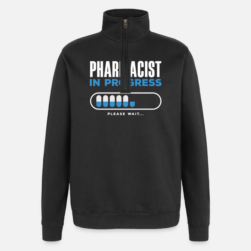 Apotheker Pharmazeutisch-technischer - Quarter-Zip-Sweatshirt - Schwarz