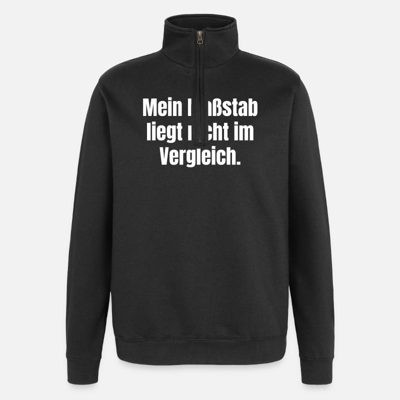 Mon critère n’est pas comparable - Sweat à zip 1/4 - noir