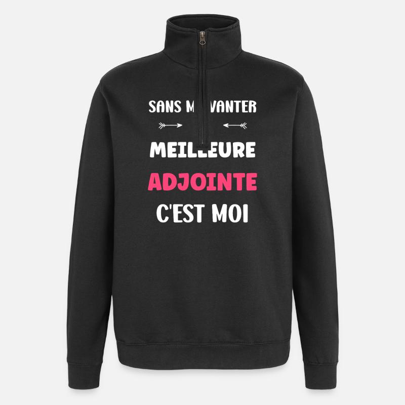 Assistant - Quarter-Zip Sweatshirt - black