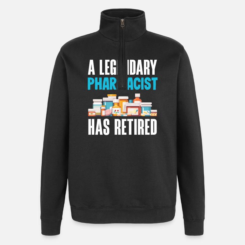 Pharmacist Pharmaceutical Technical - Quarter-Zip Sweatshirt - black