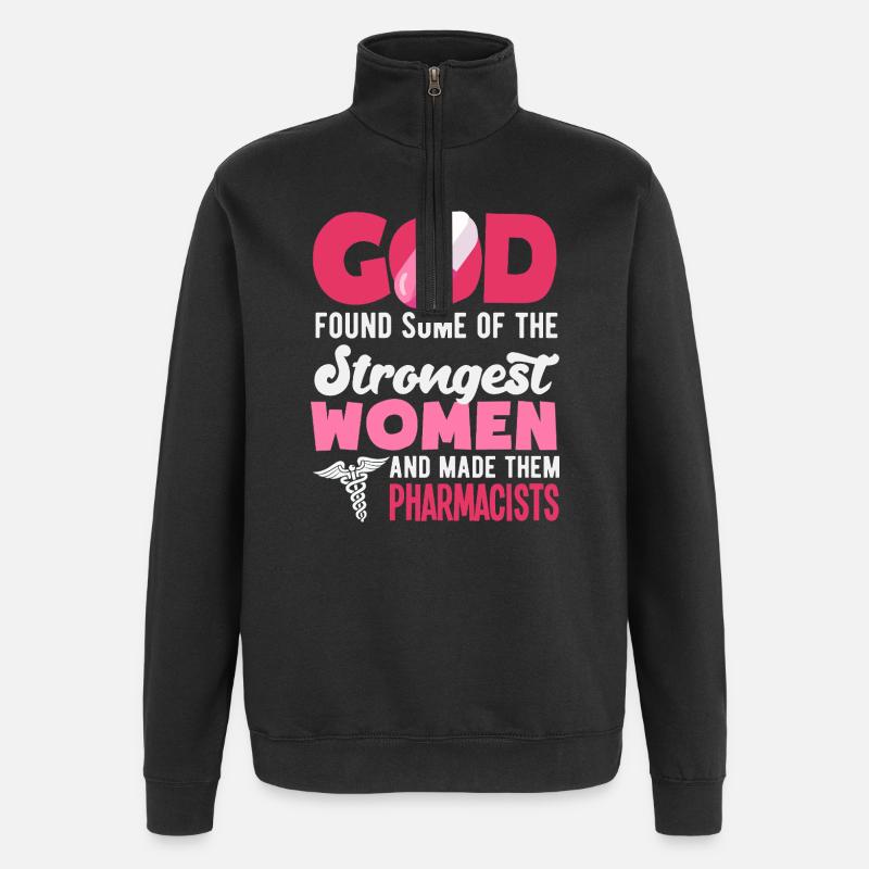 Pharmacist Pharmaceutical Technical - Quarter-Zip Sweatshirt - black