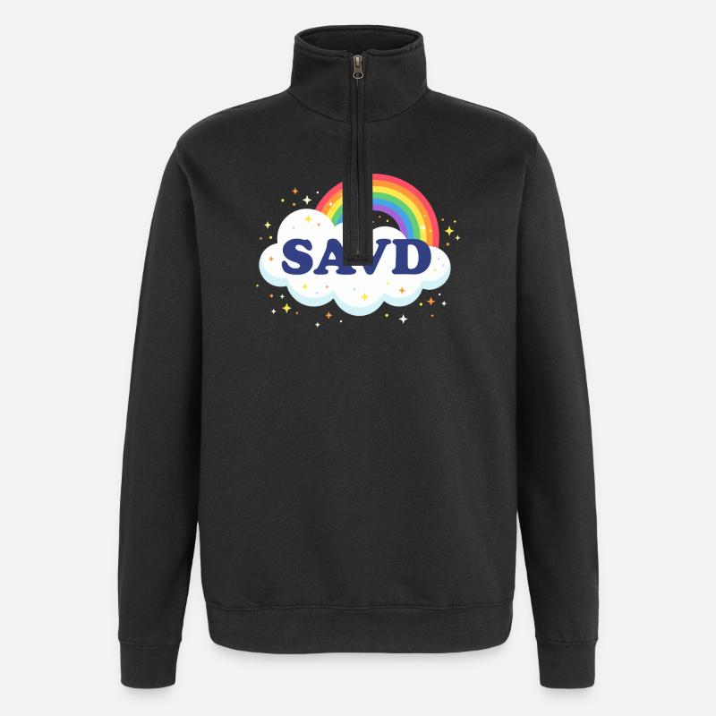 Bible Arc-en-ciel rédempte Foi chrétienne Jésus - Sweat à zip 1/4 - noir