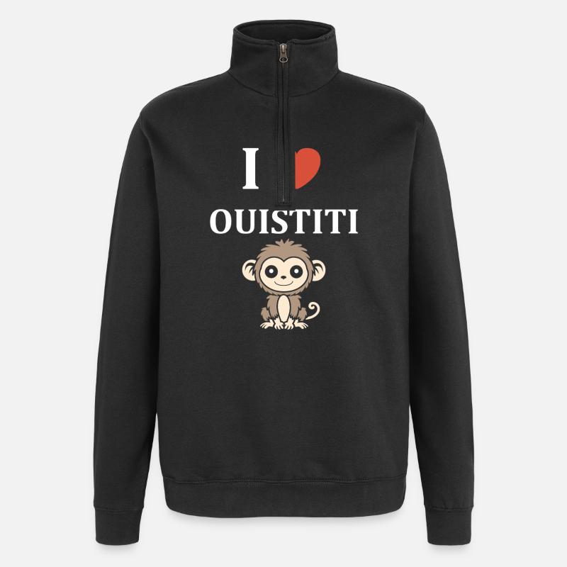 marmoset - Quarter-Zip Sweatshirt - black