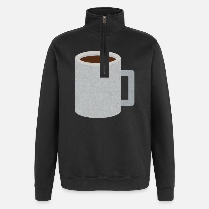 Tasse à café Stone Speckle - Sweat à zip 1/4 - noir