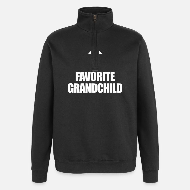 Lieblingsenkelkind - Quarter-Zip-Sweatshirt - Schwarz