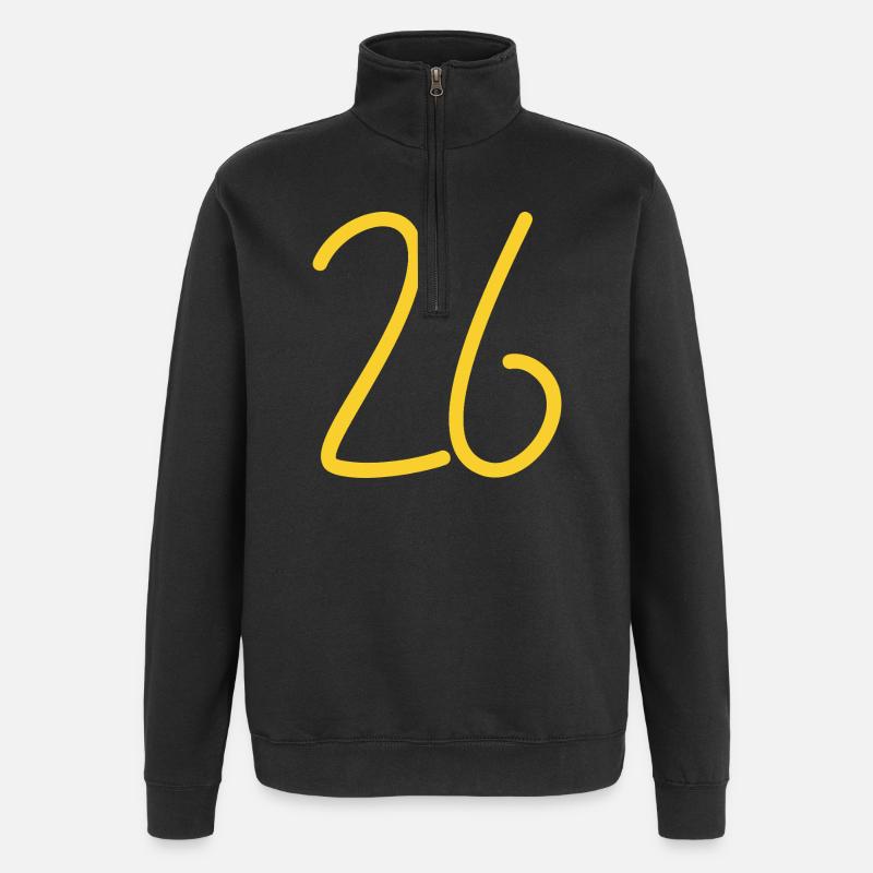 26 - Quarter-Zip Sweatshirt - black