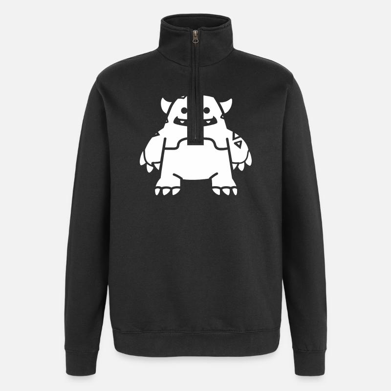 Golem - Quarter-Zip Sweatshirt - black
