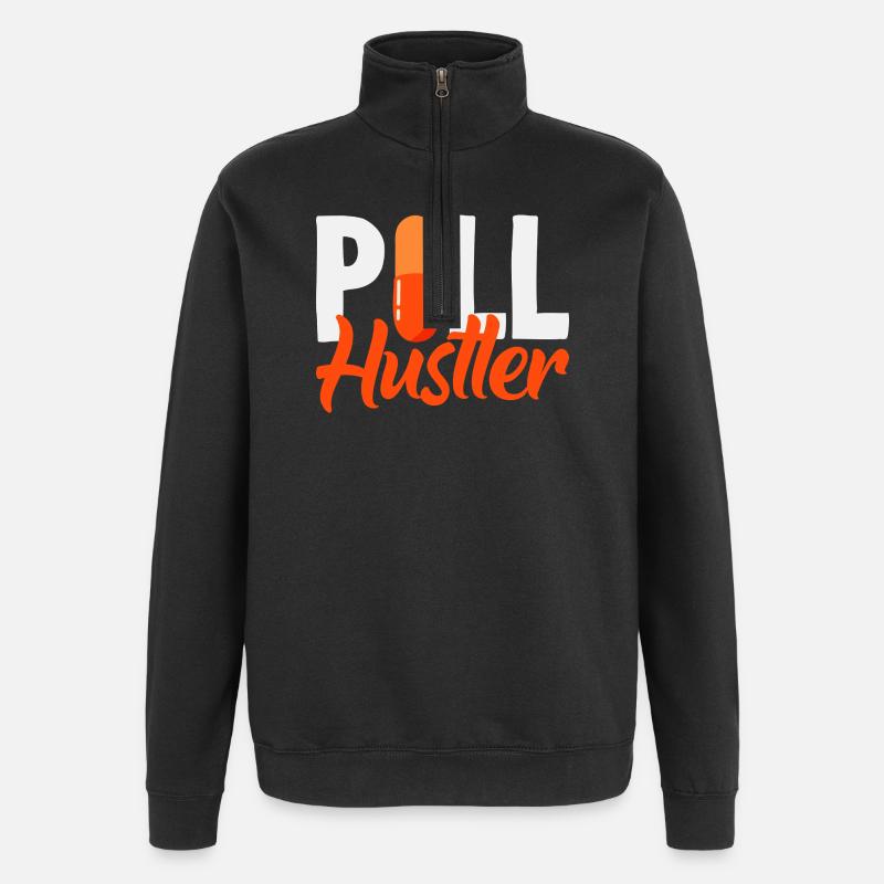 Pharmacist Pharmaceutical Technical - Quarter-Zip Sweatshirt - black