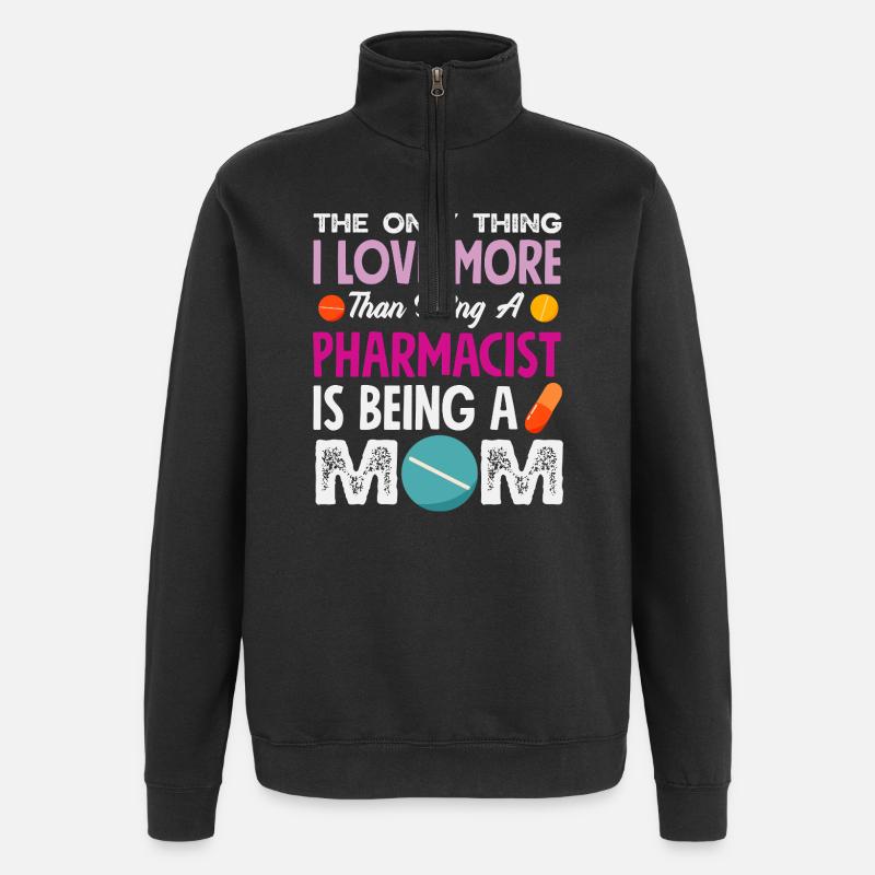 Pharmacist Pharmaceutical Technical - Quarter-Zip Sweatshirt - black