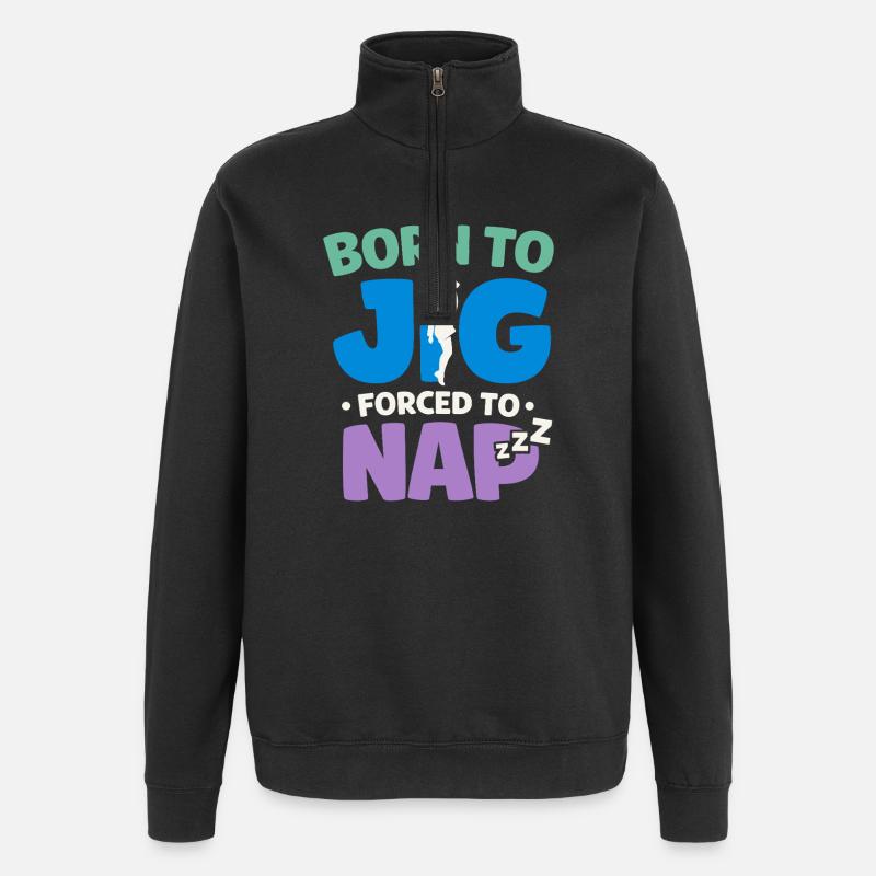 Irish Dance Step-dancing Celtic Fan - Quarter-Zip Sweatshirt - black