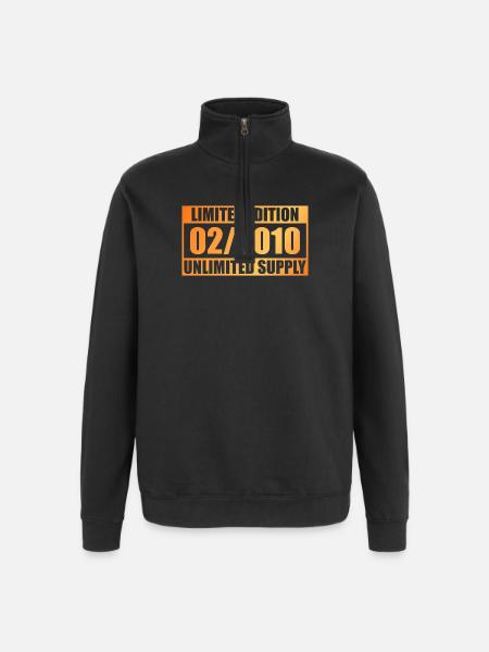 16th Birthday Limited Edition - ꝏ Supply 02/2010 - Quarter-Zip Sweatshirt - black