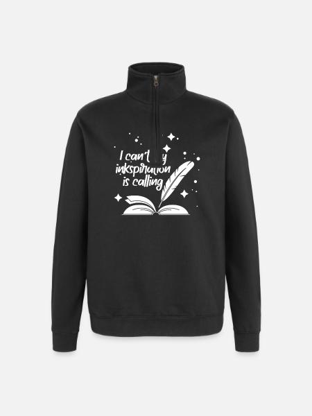 Poetry Slam Ink Stimulation Slam Poetry - Quarter-Zip Sweatshirt - black