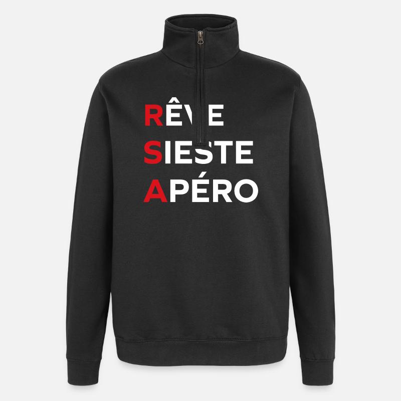 Dreams Nap Aperitif rsa - Quarter-Zip Sweatshirt - black