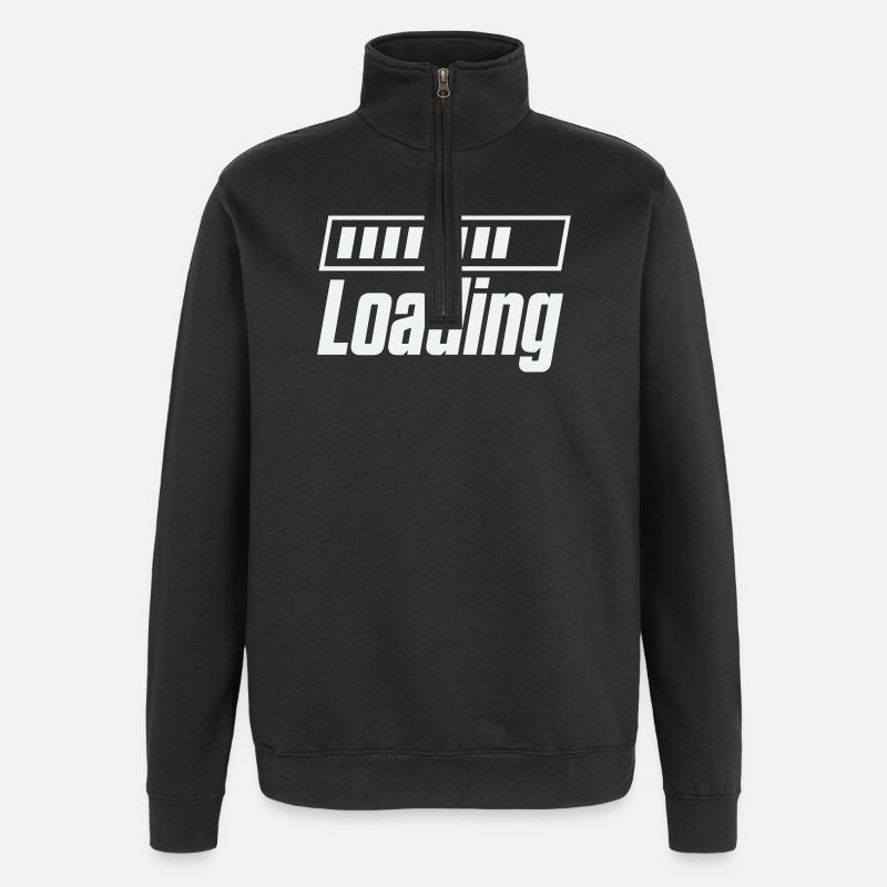 Loading Loading Bar - Quarter-Zip Sweatshirt - black