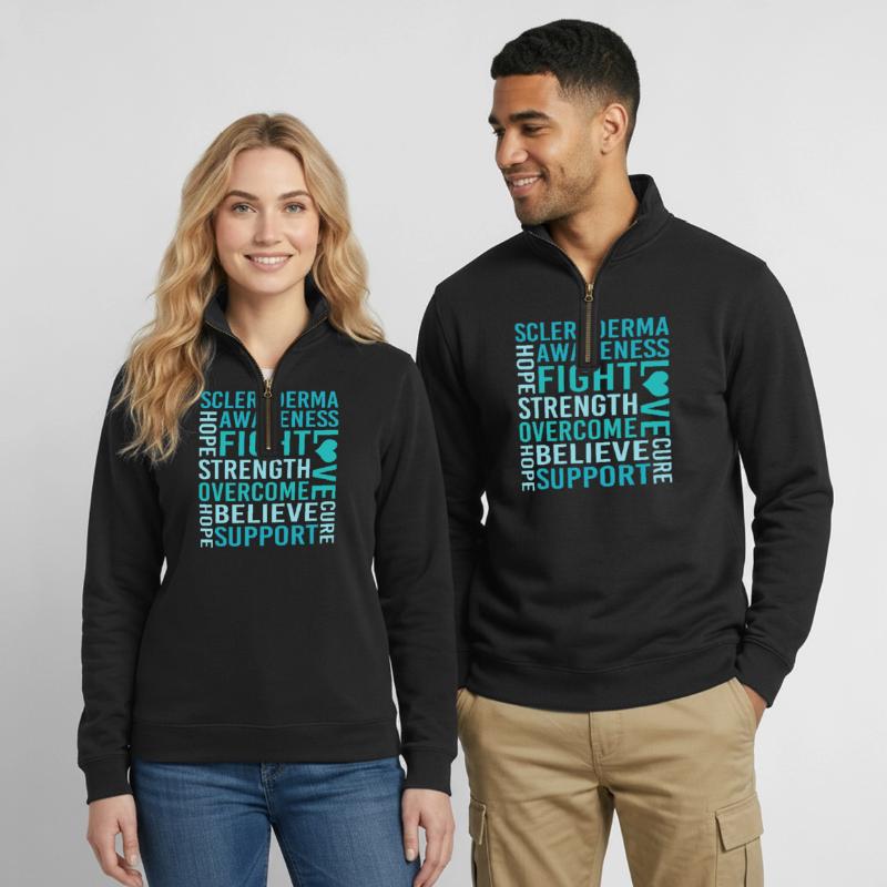 Scleroderma Quarter-Zip Sweatshirt