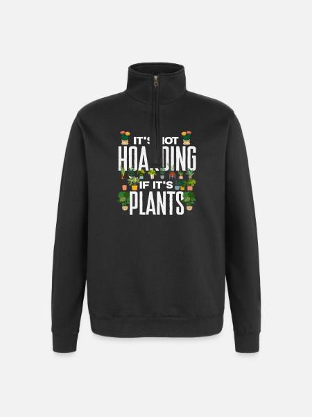 pas d’accumulation compulsive si c’est un - Sweat à zip 1/4 - noir