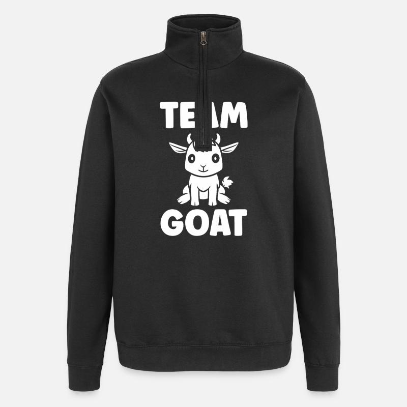 Equipe Cabri Team Goat - Quarter-Zip Sweatshirt - black