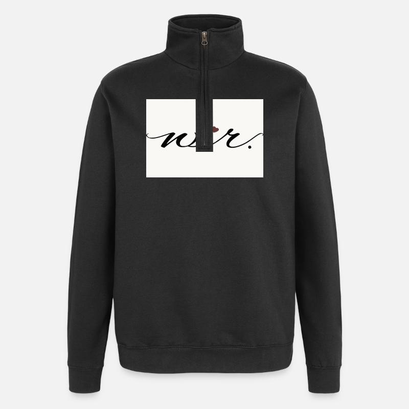 Nous. – Chemise Modern Love Statement - Sweat à zip 1/4 - noir
