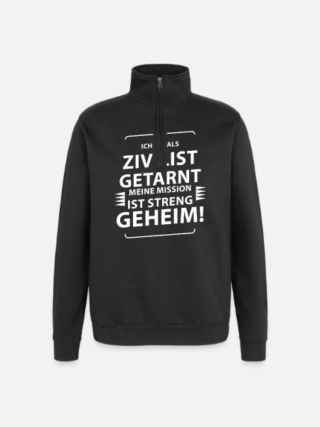 Carnival Costume - Quarter-Zip Sweatshirt - black