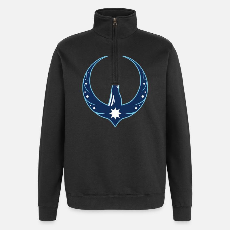 Minnesota Rebellion Eistaucher - Quarter-Zip-Sweatshirt - Schwarz