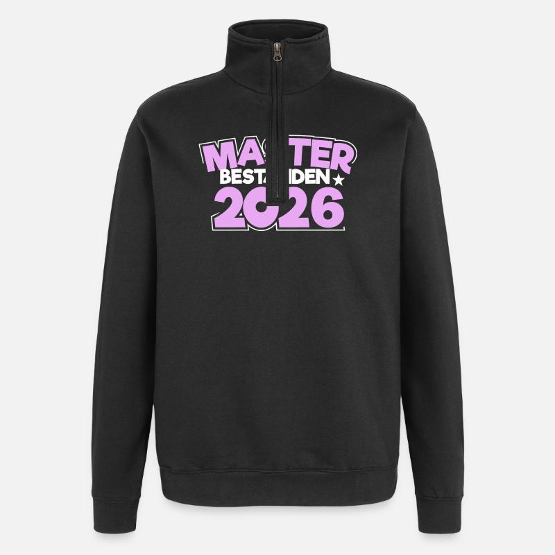 Master 2026 Graduation Graduation - Quarter-Zip Sweatshirt - black