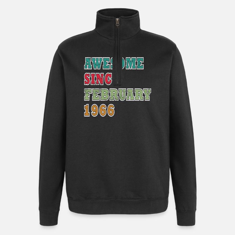 Février 1966 - Février 1966 Don - Sweat à zip 1/4 - noir