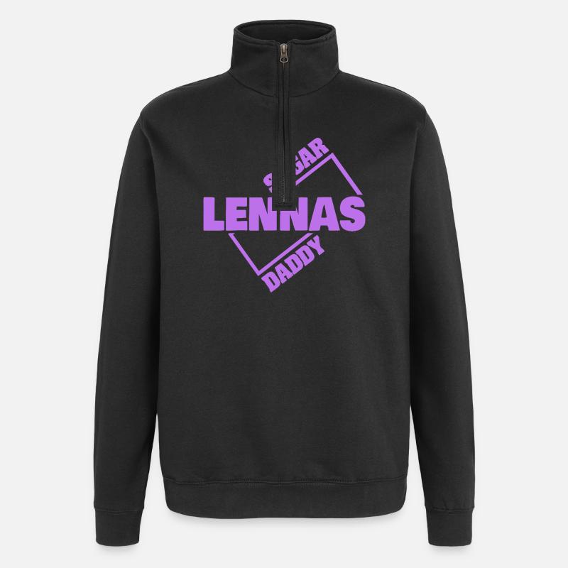 Lennas - Quarter-Zip Sweatshirt - black