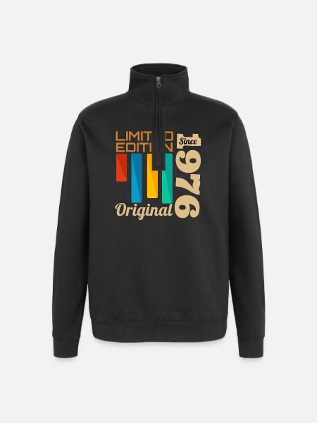 Limited Edition Original 1976 Anniversary - Quarter-Zip Sweatshirt - black