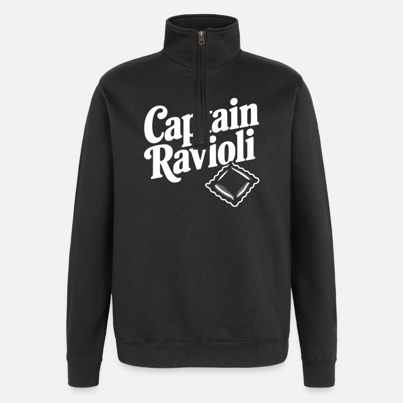 Hauptmann Ravioli - Quarter-Zip-Sweatshirt - Schwarz