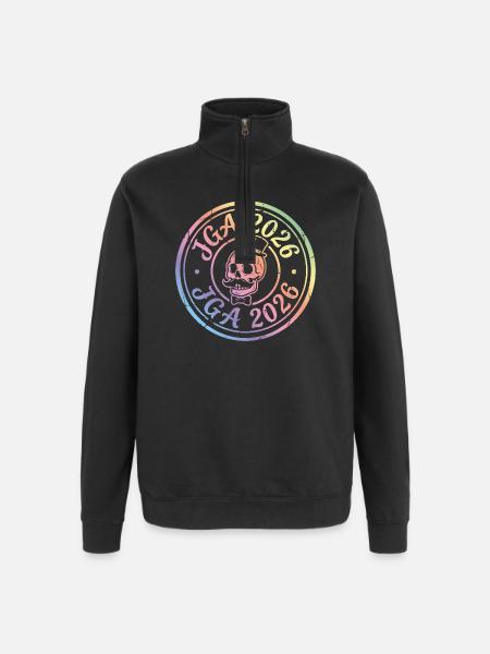 Jga 2026 Skull Bachelor Party - Quarter-Zip Sweatshirt - black