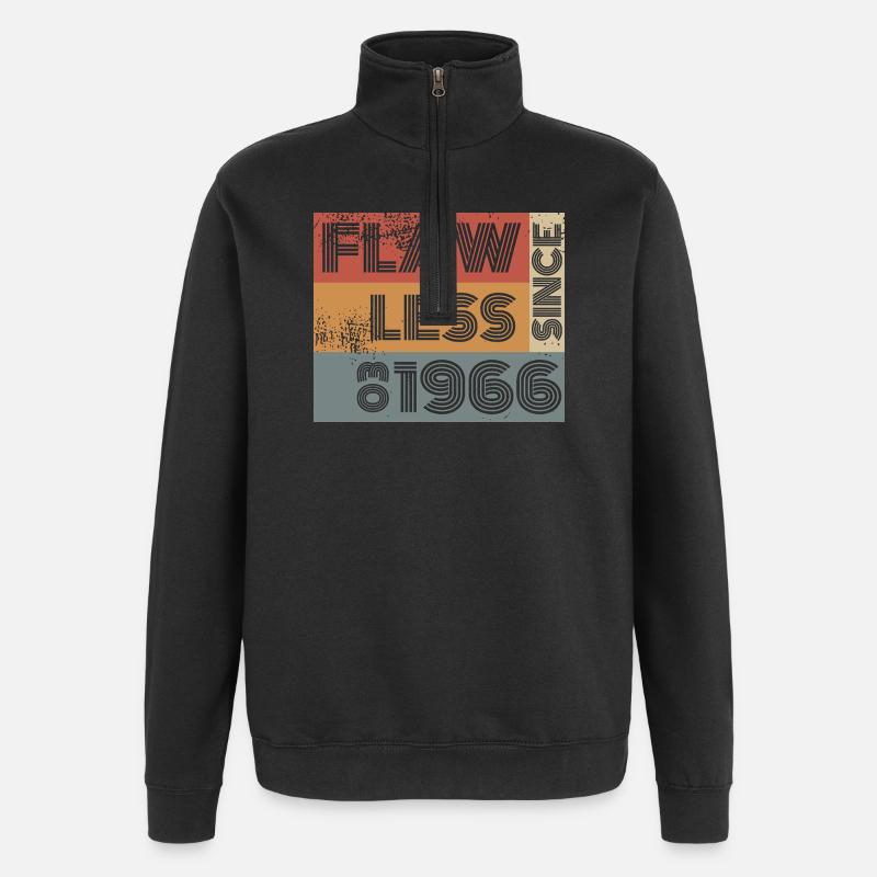 60e anniversaire Flawless depuis 03/1966 - Sweat à zip 1/4 - noir