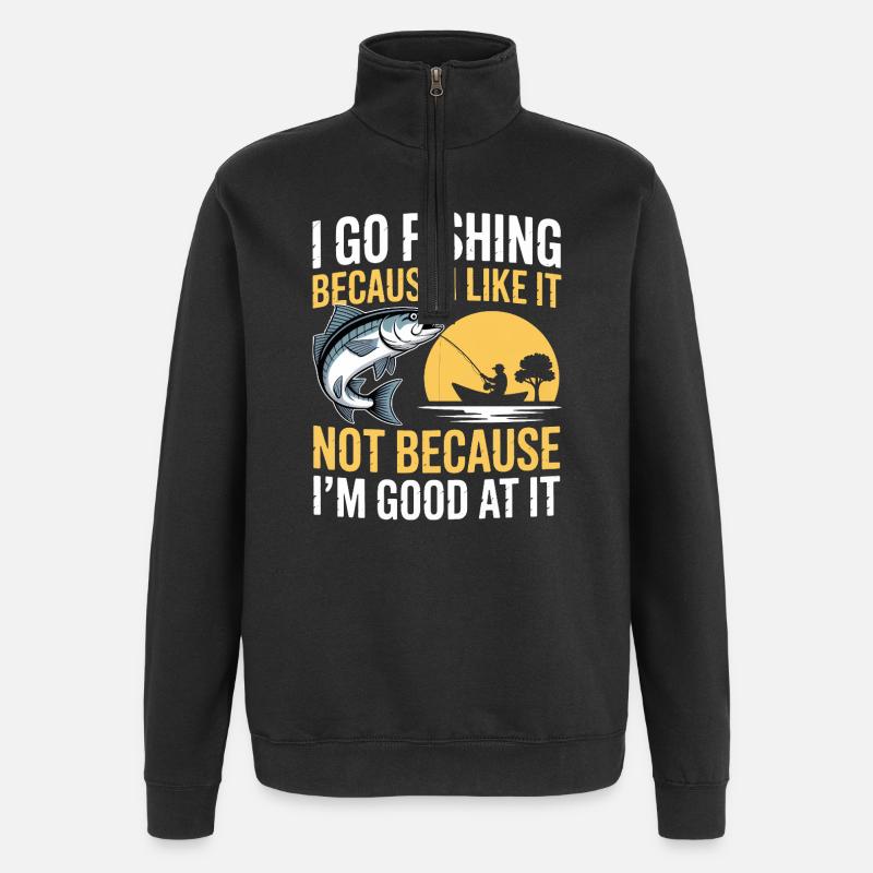Go Angel-Zitat Sonnenuntergangs-Tee - Quarter-Zip-Sweatshirt - Schwarz