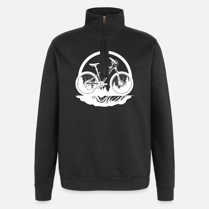 Vtt - Sweat à zip 1/4 - noir