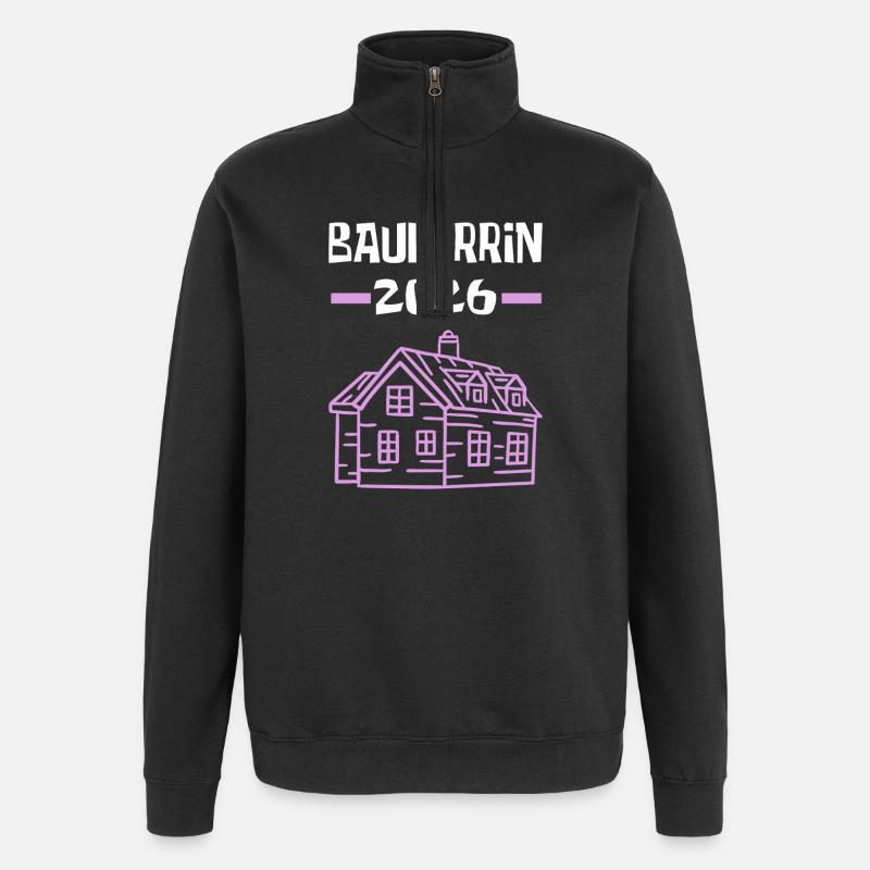 Maître d’ouvrage 2026 - Sweat à zip 1/4 - noir