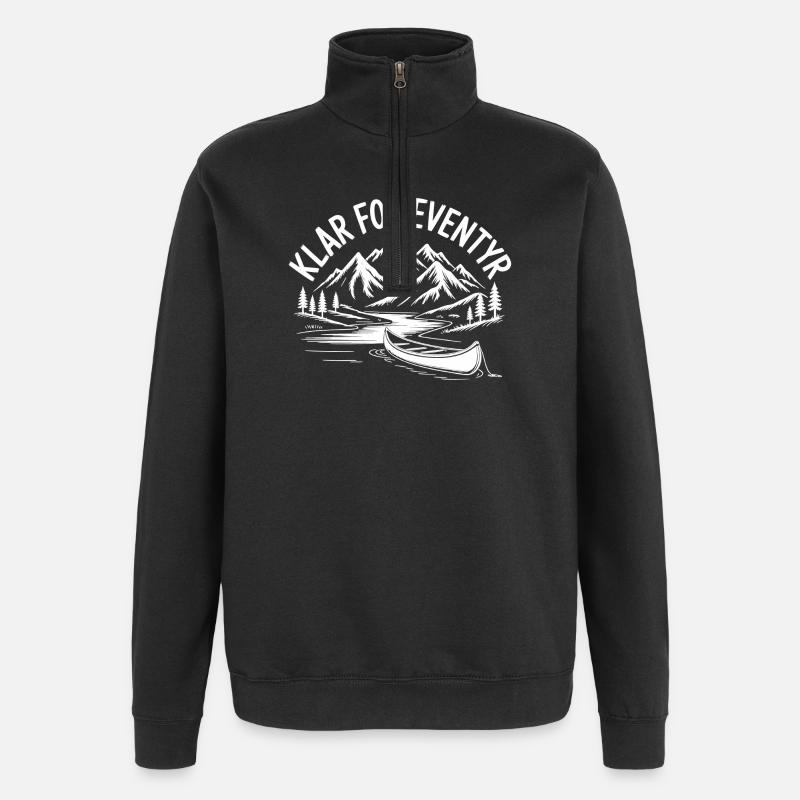 Eventyr Backpacking Vandring - Quarter-Zip Sweatshirt - black