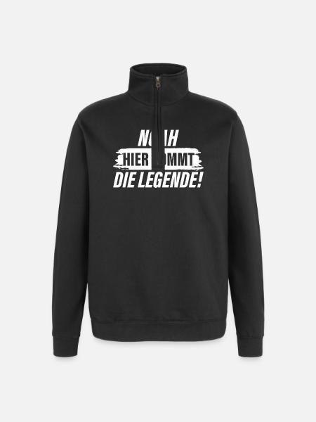 Noah – here comes the legend! - Quarter-Zip Sweatshirt - black
