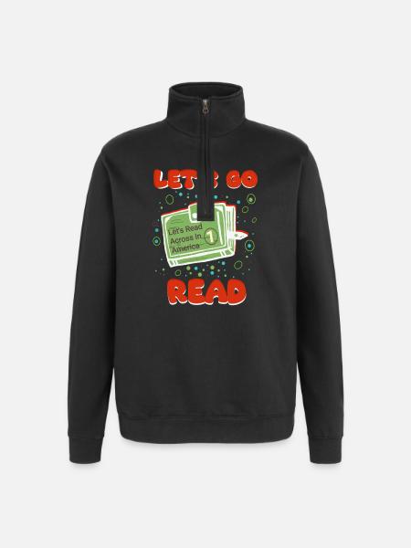 Read Across America - Quarter-Zip Sweatshirt - black