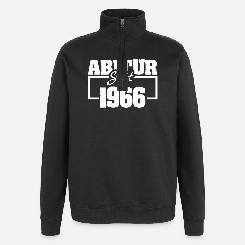 1966 - Quarter-Zip Sweatshirt - black