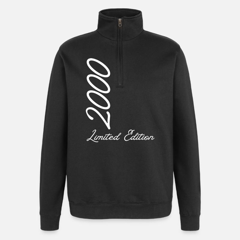 Édition limitée millénaire 2000 - Sweat à zip 1/4 - noir