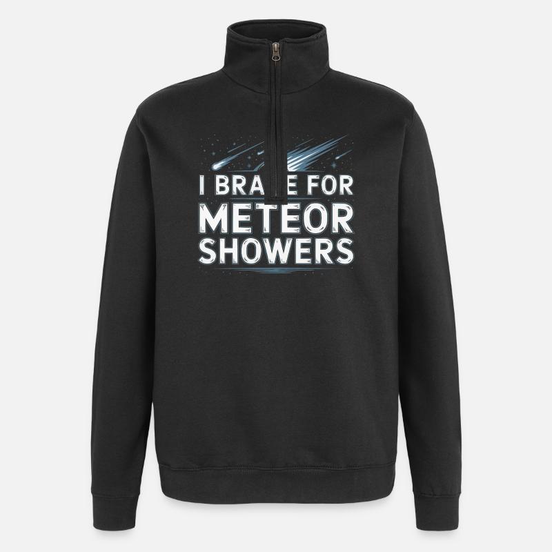 Astronomer Galaxy Outerspace Universe Astronomy - Quarter-Zip Sweatshirt - black