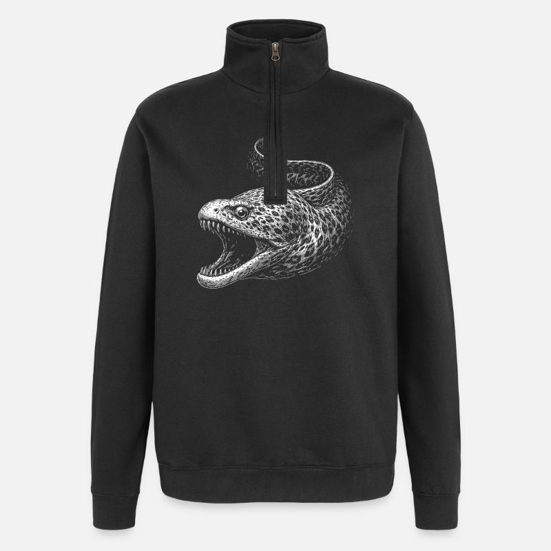 Murene - Quarter-Zip Sweatshirt - black