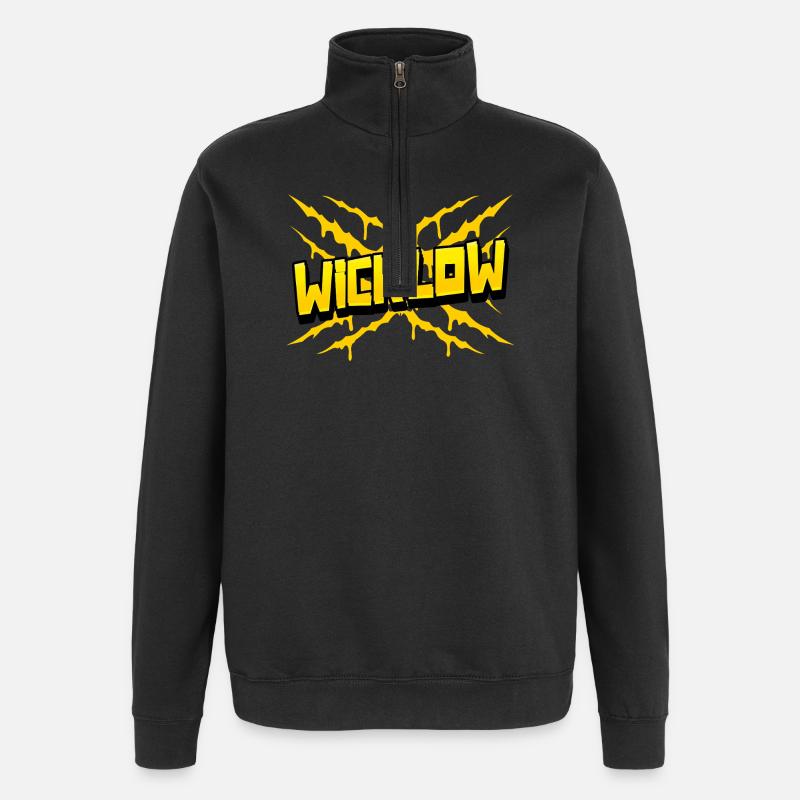 Comté de Wicklow, Irlande - Sweat à zip 1/4 - noir
