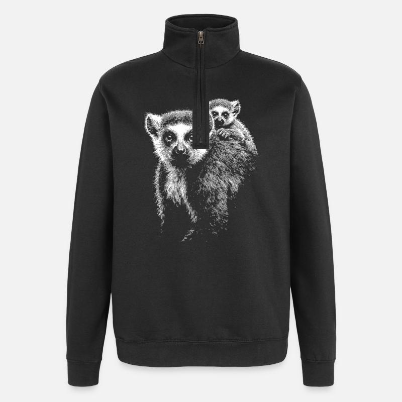Katta - Quarter-Zip-Sweatshirt - Schwarz