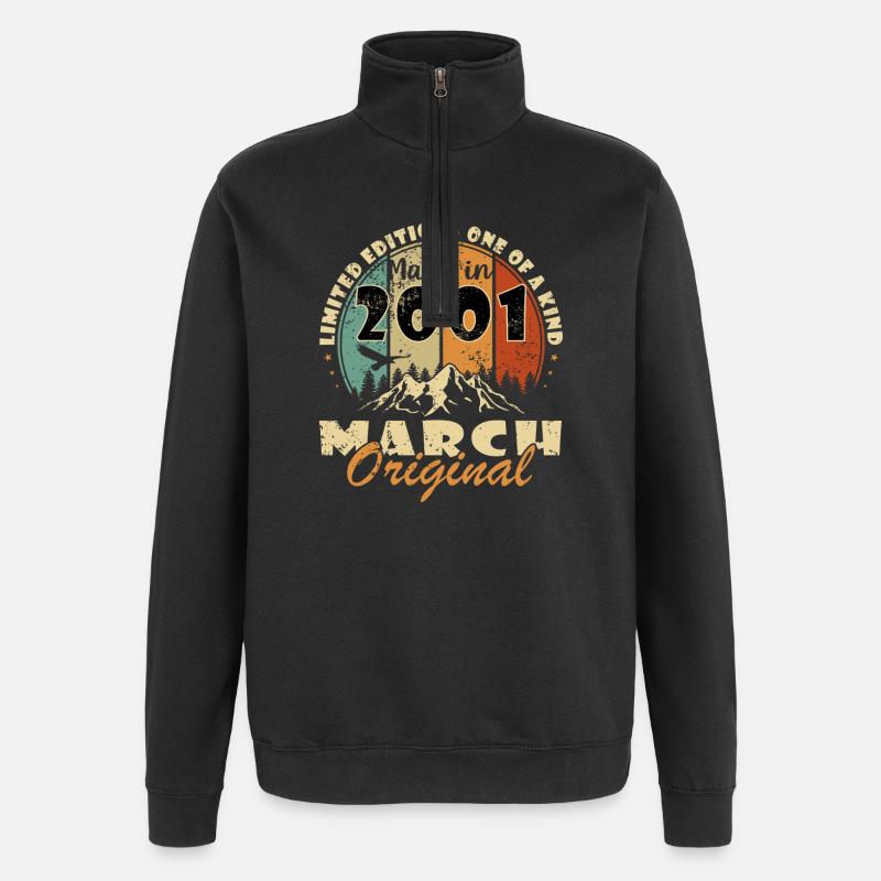 March 2001 | Birthday gift - Quarter-Zip Sweatshirt - black