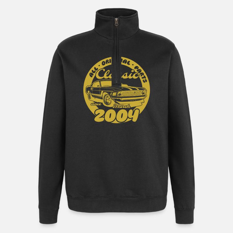 22e anniversaire - Classic Musclecar 03/2004 - Sweat à zip 1/4 - noir