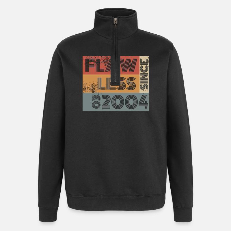 22. Anniversaire Flawless depuis 03/2004 - Sweat à zip 1/4 - noir