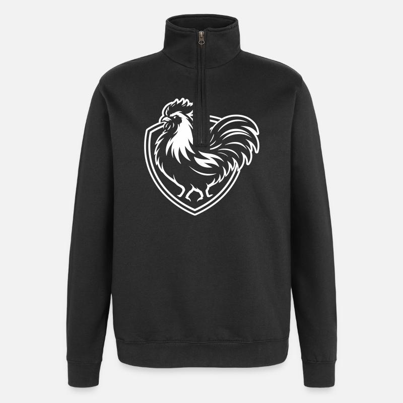 Hahn Gockel - Quarter-Zip-Sweatshirt - Schwarz