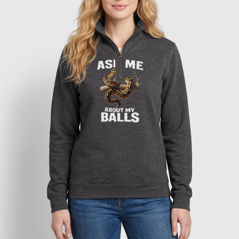 Python roi Serpents Amateurs de terrarium Python Sweat à zip 1/4