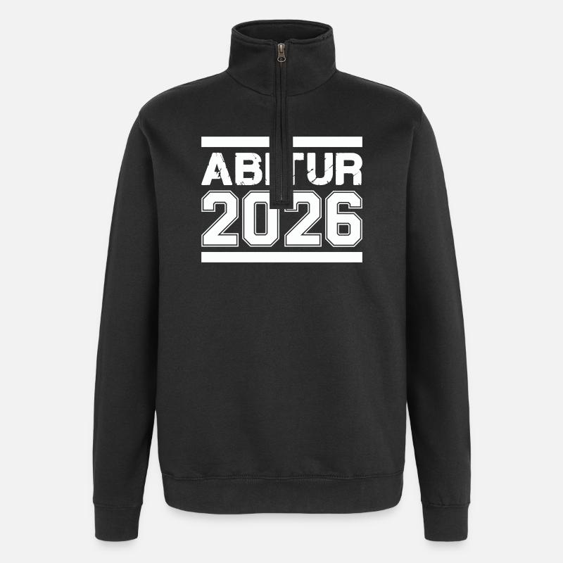 Abitur 2026 - Quarter-Zip Sweatshirt - black